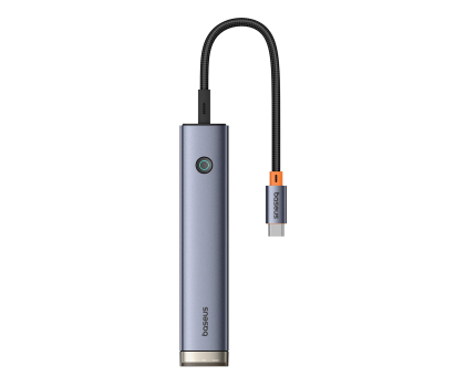 Hub USB BASEUS Hub UltraJoy Series 6-Port USB-C HUB (Type-C - HDMI4K@30Hz*1+USB3.0*2+USB2.0*1+Type-C3.0*1+PD*1)
